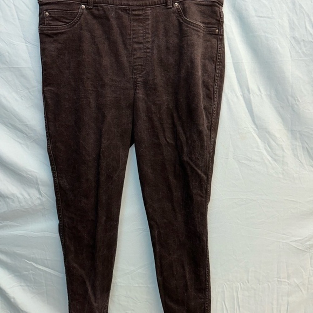 SPANX Black Jeggings Sleek Modern Fit